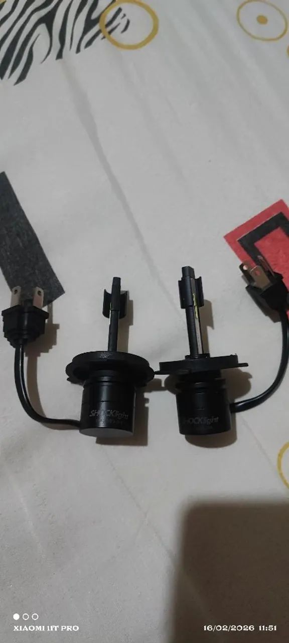 Vende-se lâmpadas Shokliht led H4 h1 6000k  - Foto 3