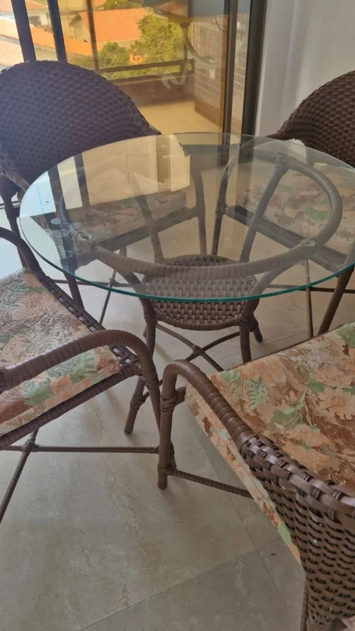Conjunto de cadeiras e centro - Foto 2