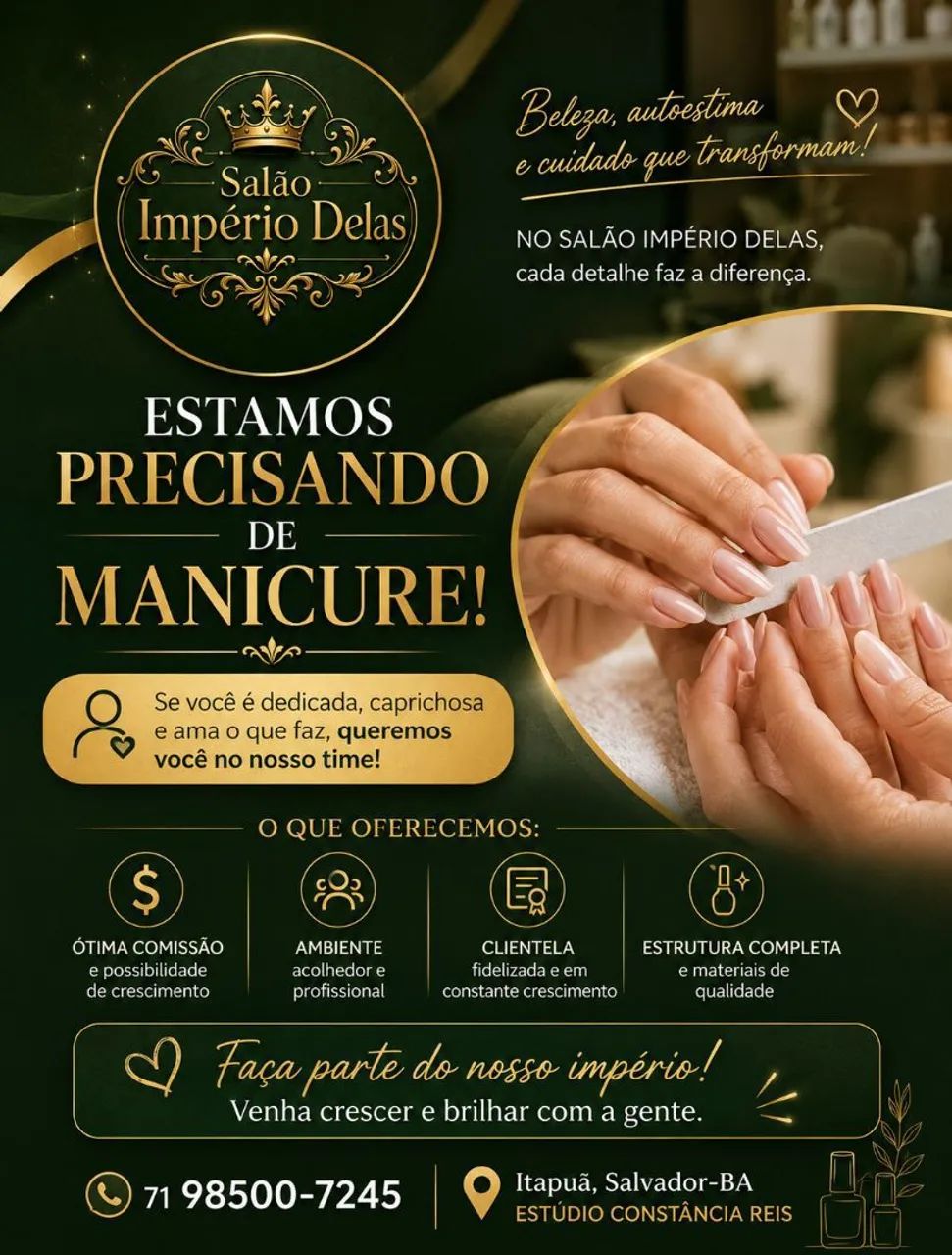 Preciso de manicure 