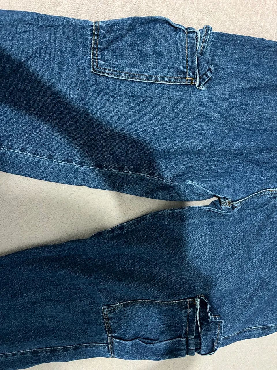 Calça cargo azul