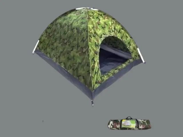 Barraca de Camping Camuflada 6 Lugares - Montagem Rápida e Fácil (Nova)