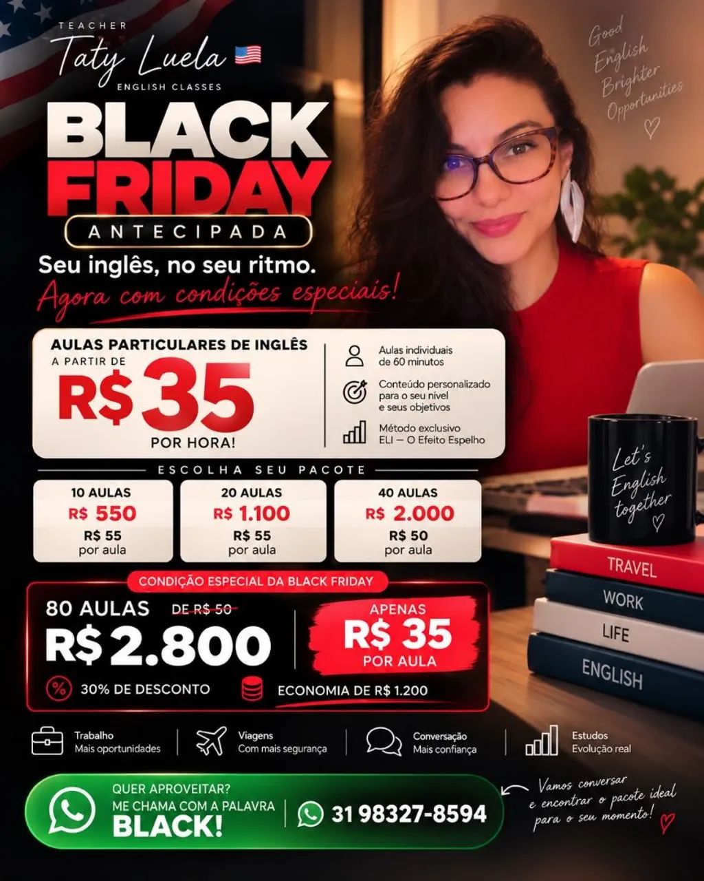 Aulas particulares de Inglês 