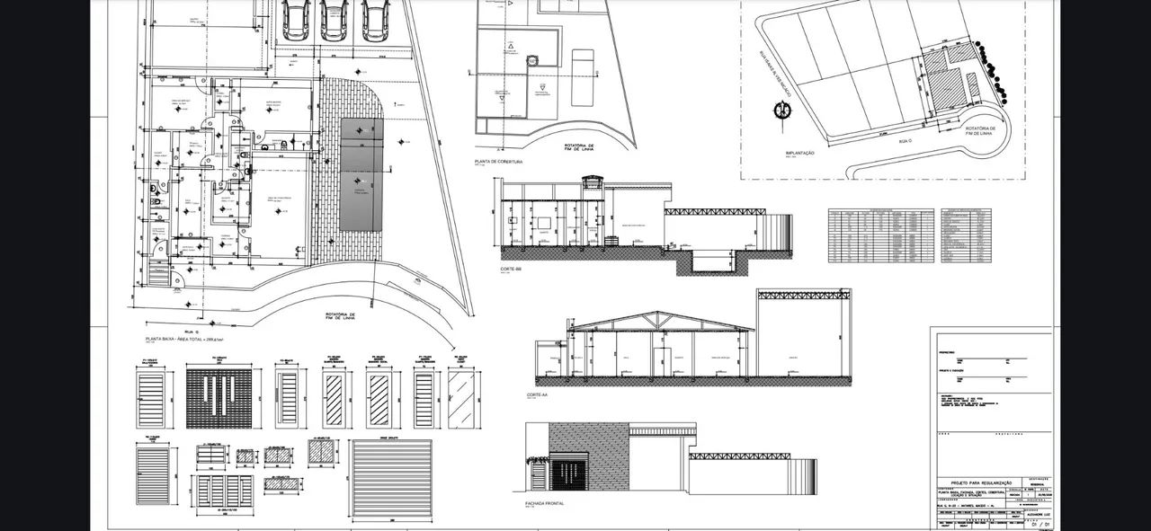Projeto específico em autocad dwg e pdf