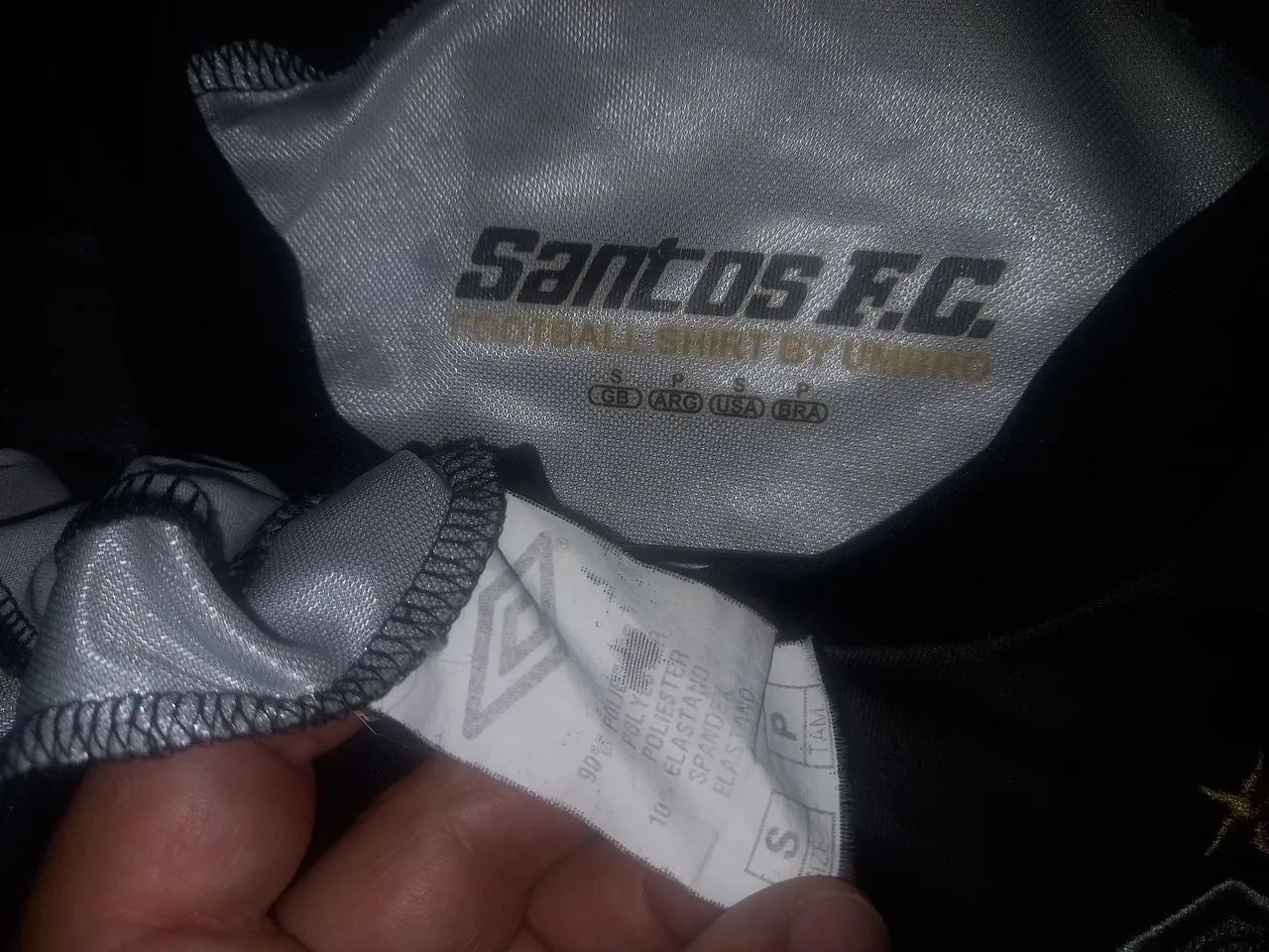 Camisa Santos tamanho P usada - Foto 2