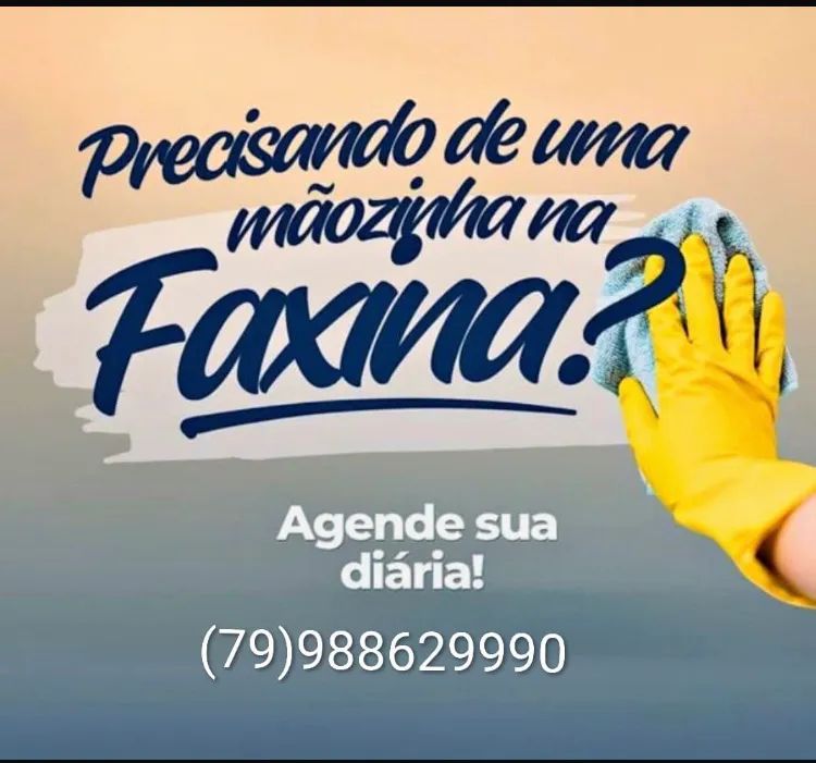 Trabalho com faxina