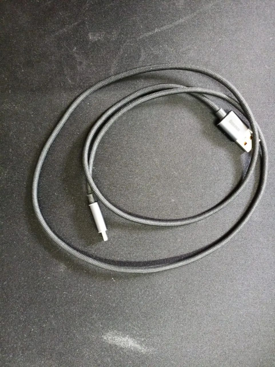 Cabo baseus 100W nylon reforçado - Foto 2