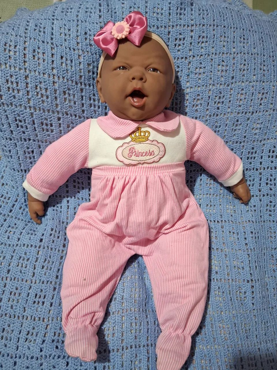 Boneca Bebê Ninos Negra - Foto 2