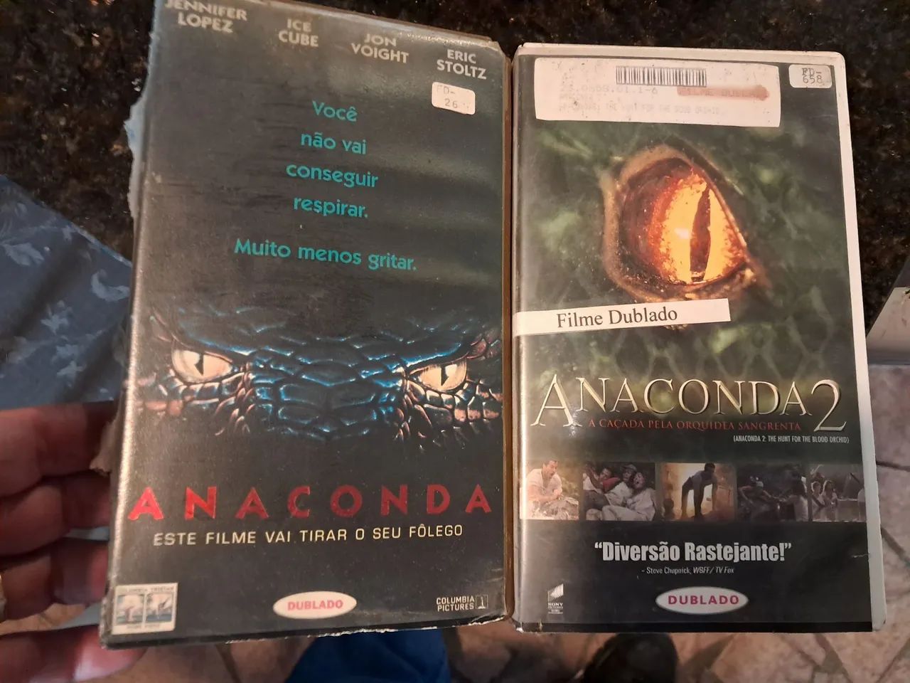 VHS 1 e 2 ANACONDA.