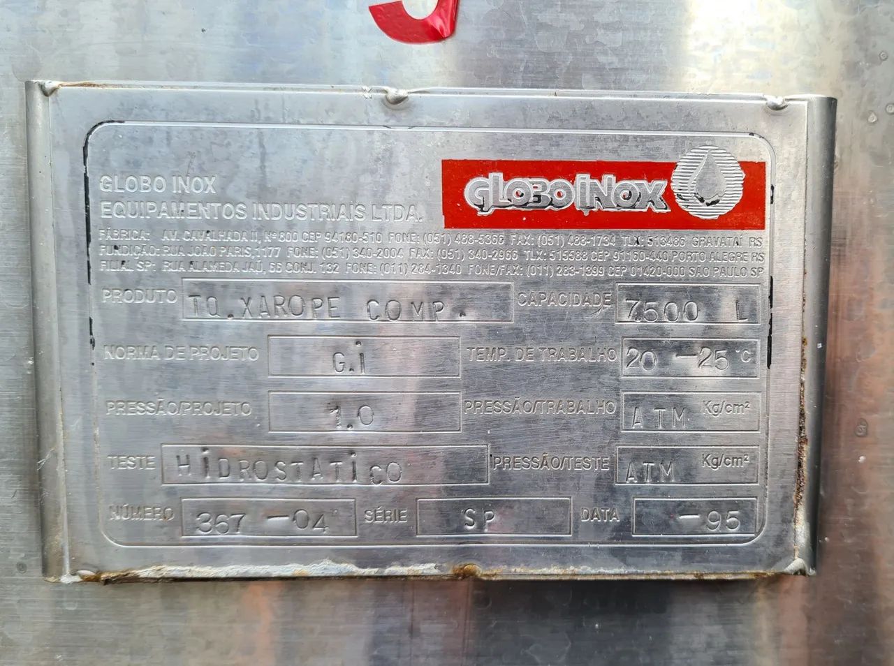 Tanque inox dupla agitação - 7.500 litros  - Foto 3