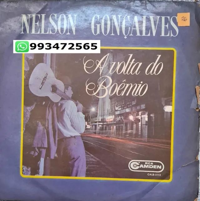 DISCO DE VINIL - NELSON GONÇALVES - A VOLTA DO BOÊMIO 1967