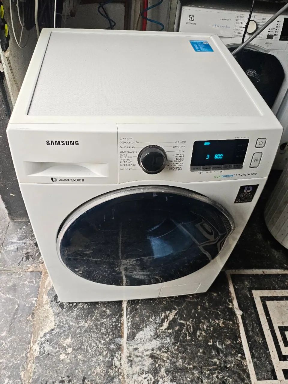 Lava e seca Samsung eco bubbles 10.2kg - Foto 4