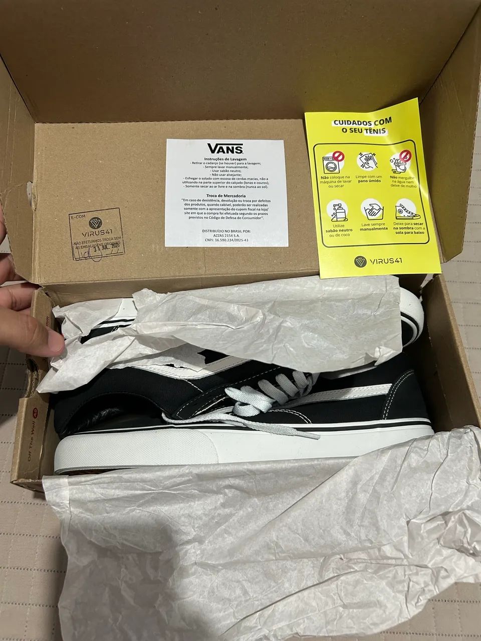 Tenis Vans Old Skool Preto - Foto 3