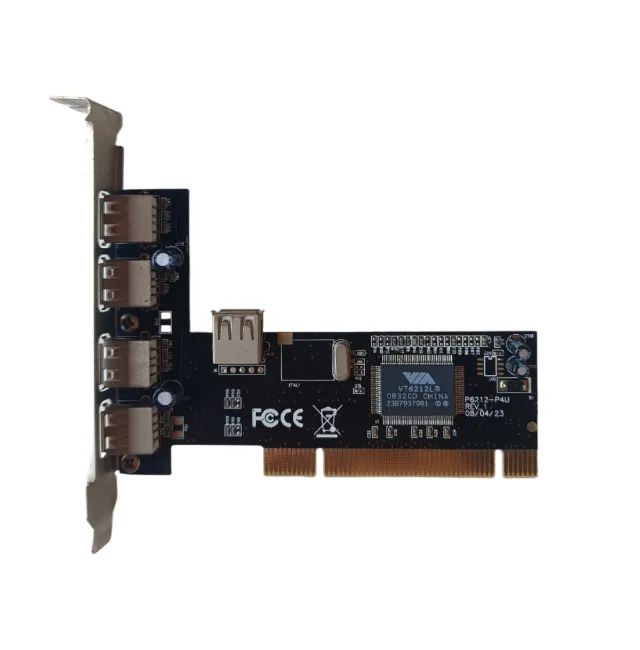 PLACA PCI COM SAIDA 5 USB K84 - Foto 2