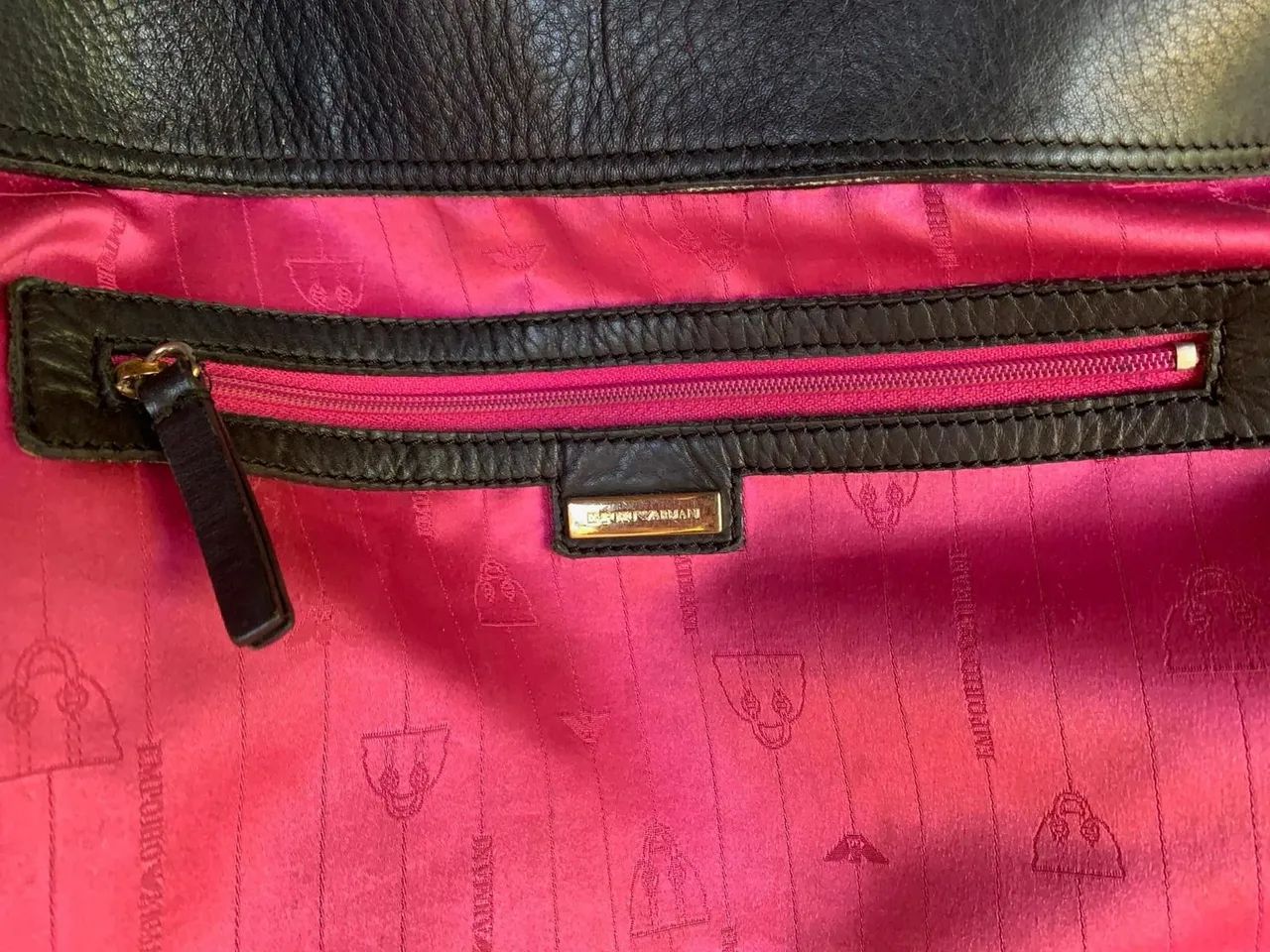 Bolsa Emporio Armani Original em Couro Legítimo - Estampa Python / Cobra - Foto 5
