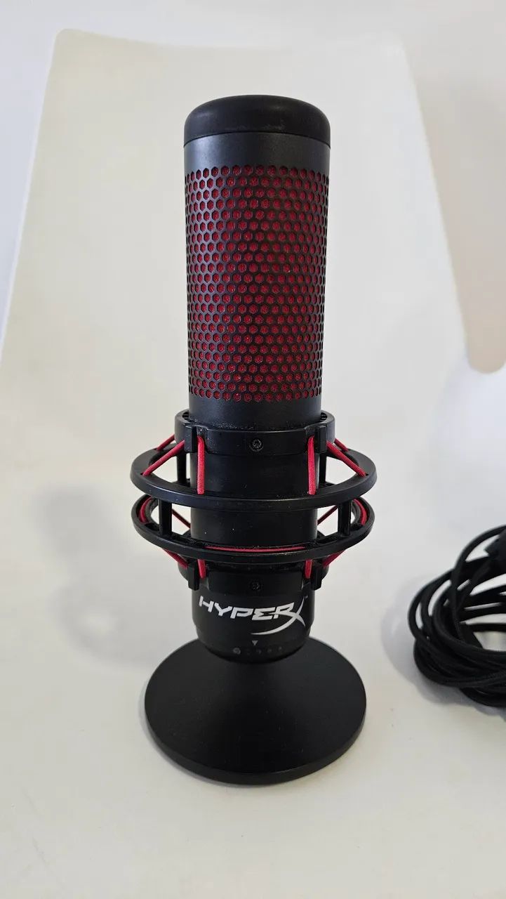 Microfone HyperX Quadcast (Usado) - Foto 3