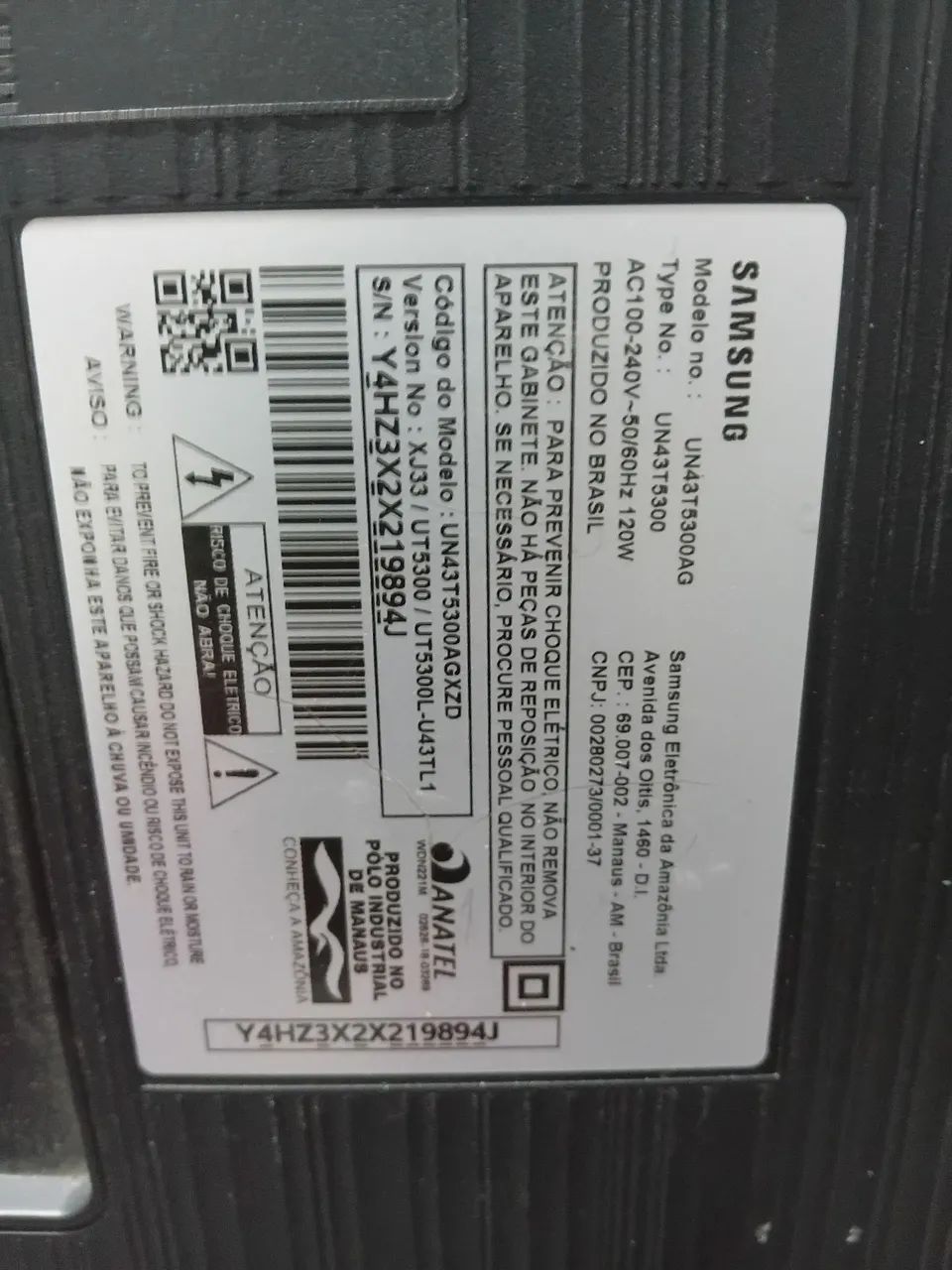 Tv Samsung quebrado - Foto 2