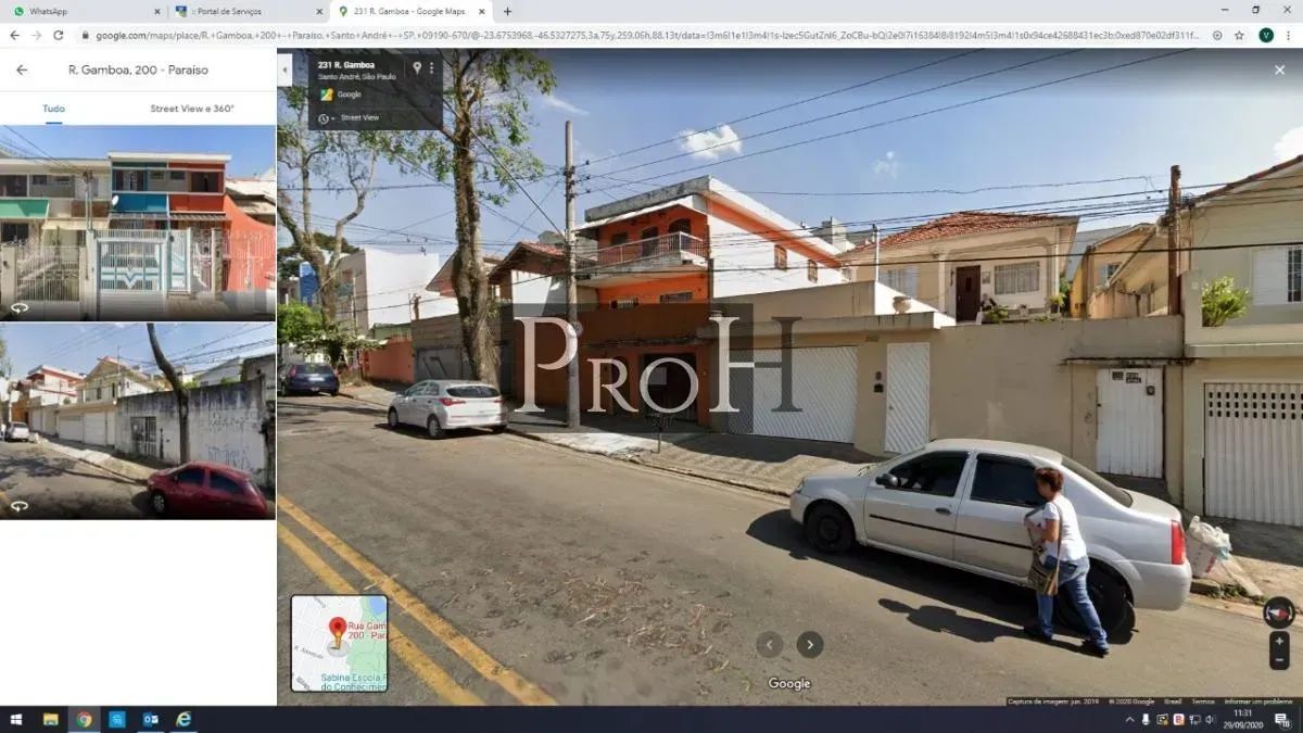 Terreno com casa antiga Paraíso Santo André - Foto 3