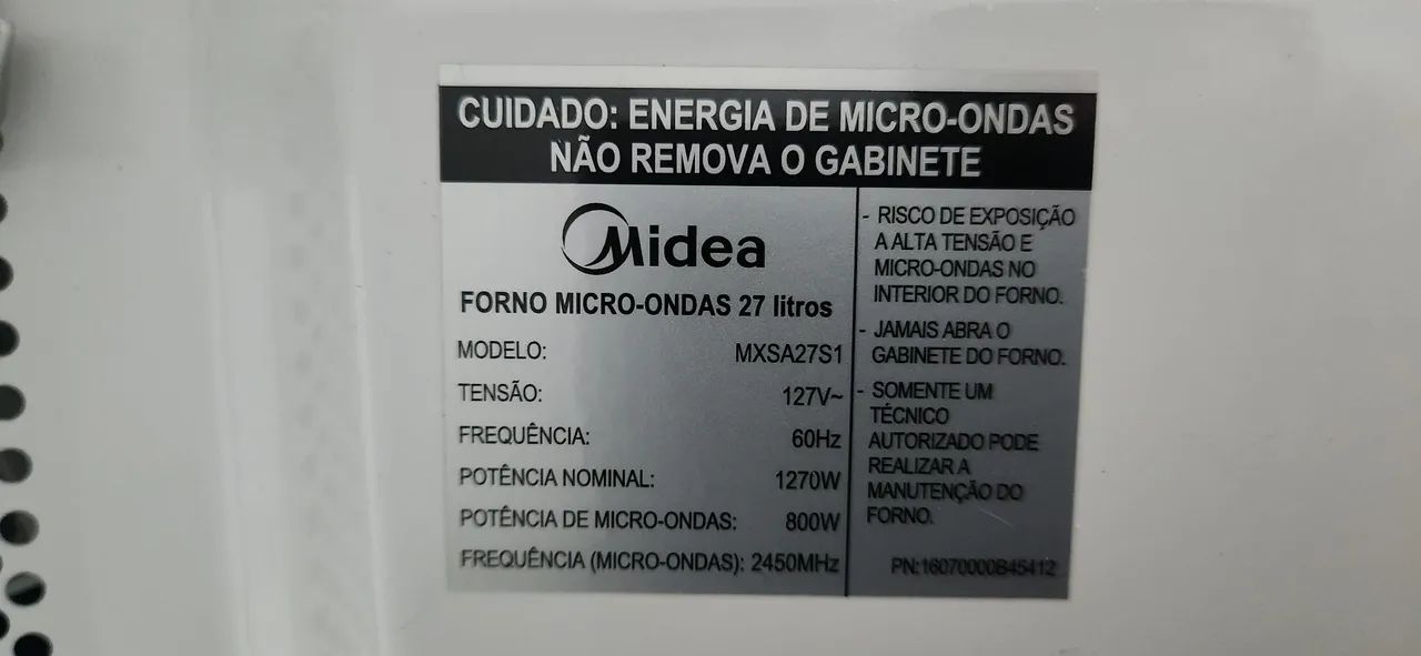 Microondas Midea 27 litros - Foto 4