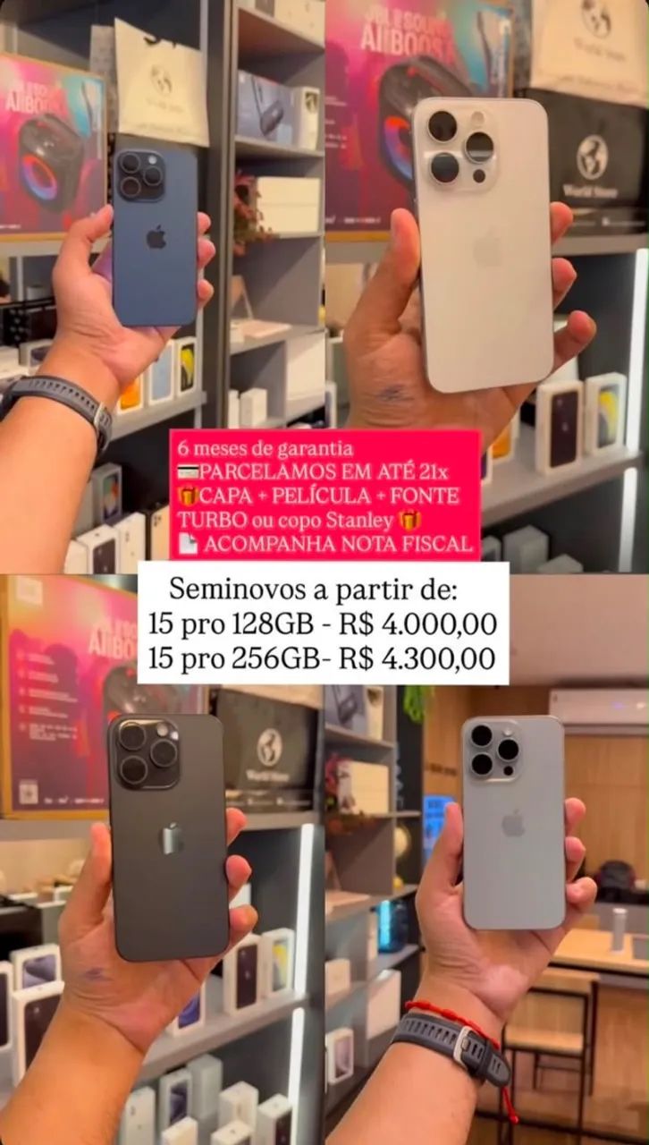 Seminovos com garantia de 06 meses World Store! ? - Foto 2