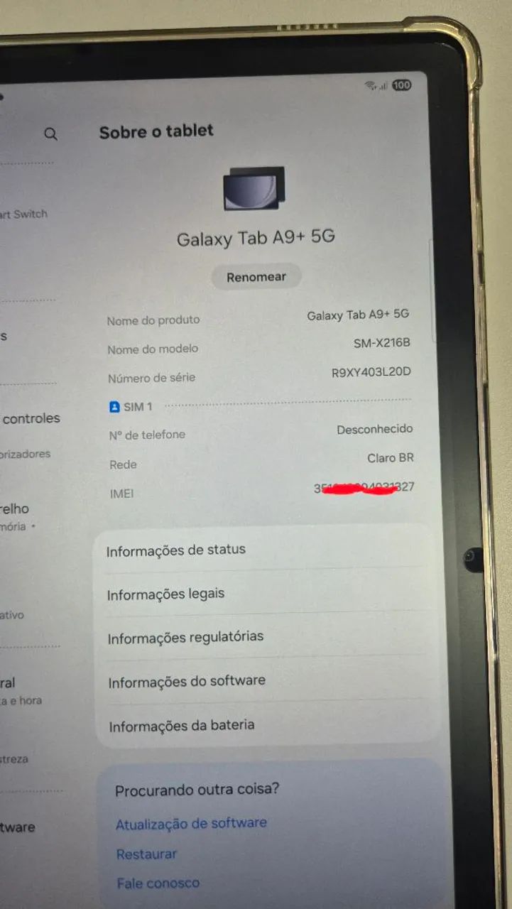 Tablet Samsung A9 plus - Foto 3
