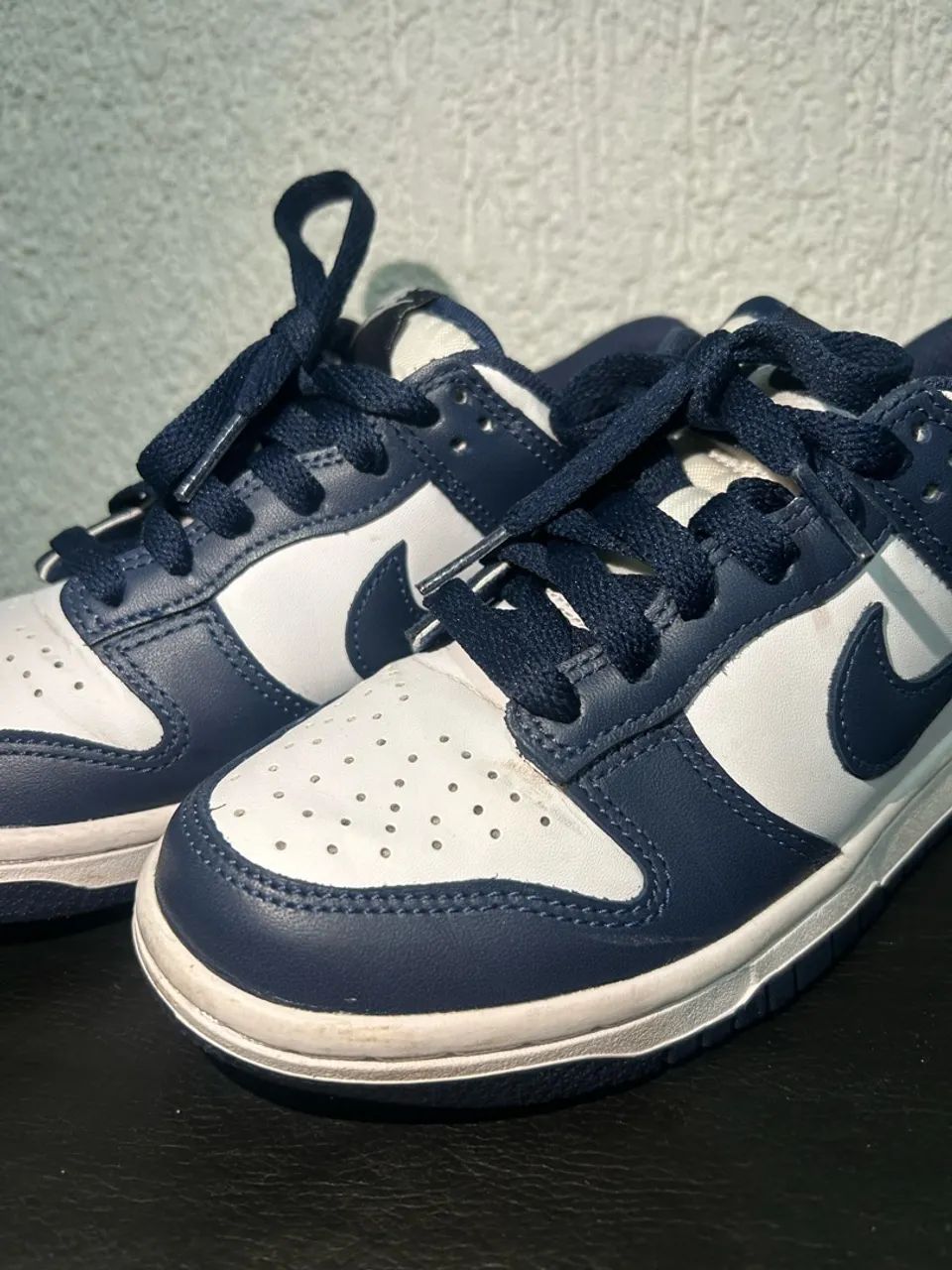 Nike dunk low - azul marinho  - Foto 5