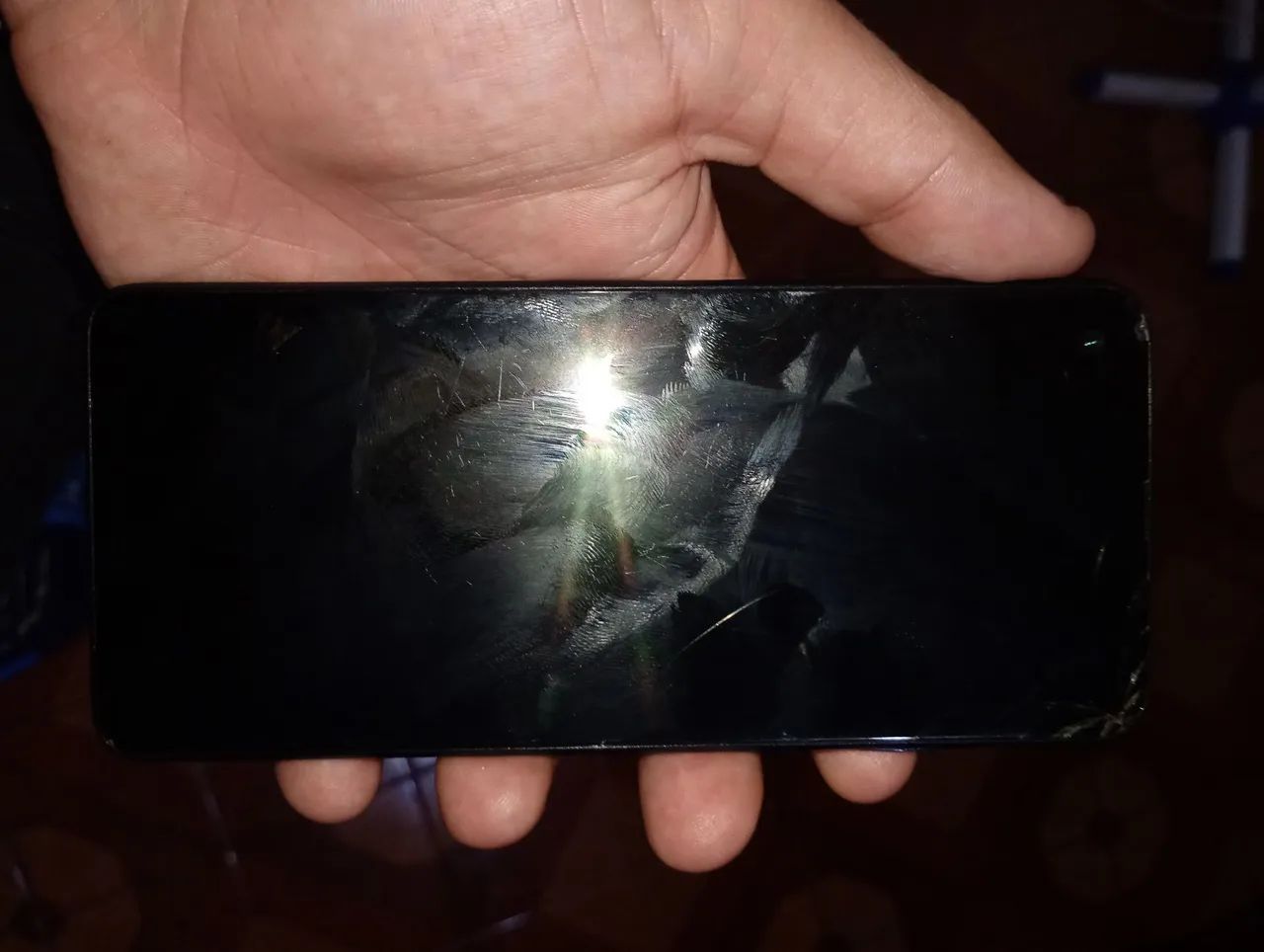 Motorola one action tela trincada  - Foto 3