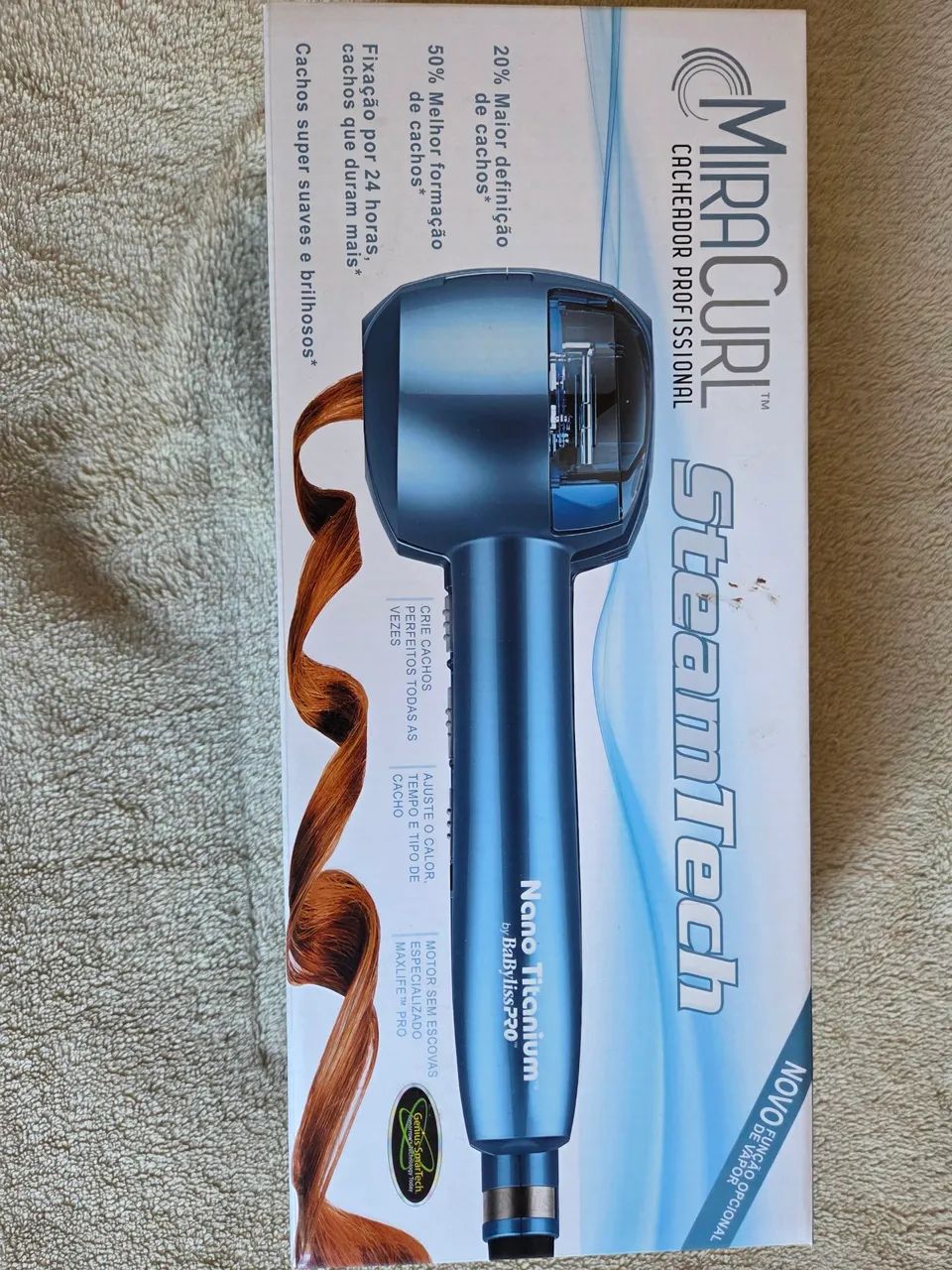 MIRACURL - CACHEADOR PROFISSIONAL  - BABYLISS - NANO TITANIUM