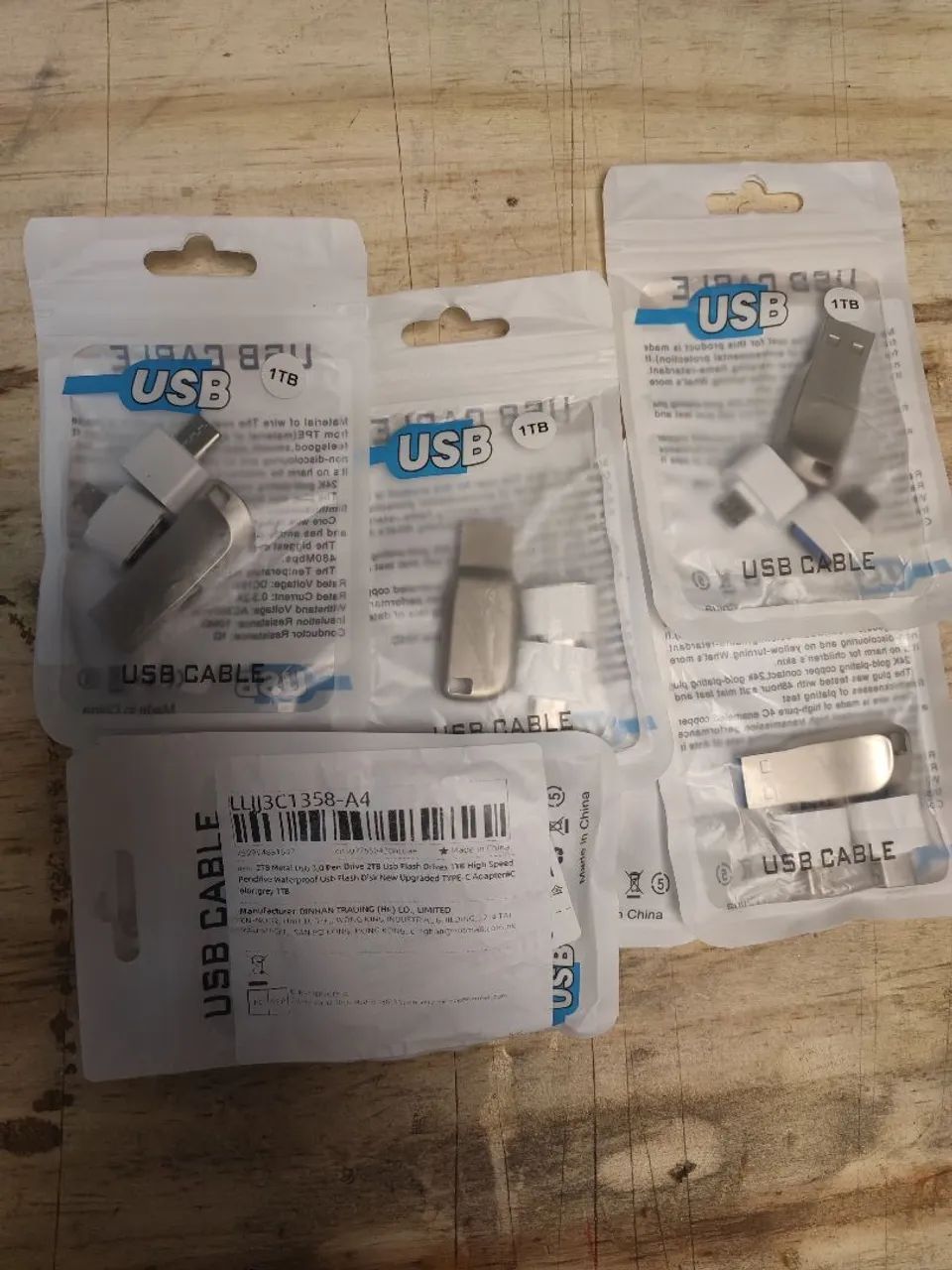 Pendrive USB 1T com 2 adaptador  - Foto 2