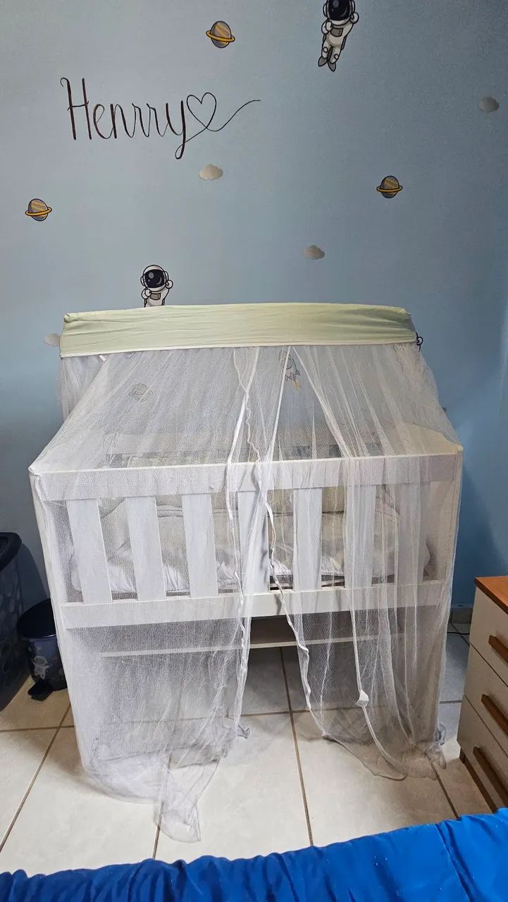 Mini Berço Bem Conservado - Foto 3