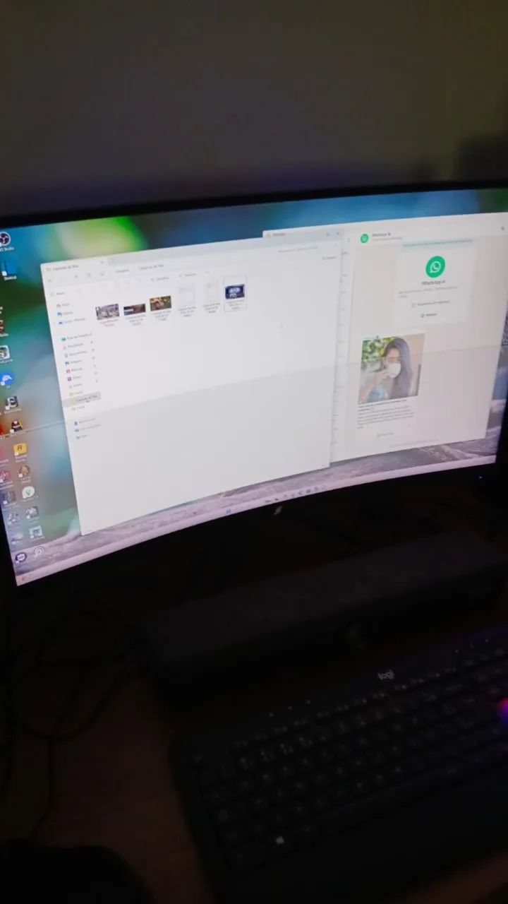 Monitor Superframe 27" 144hz com defeito