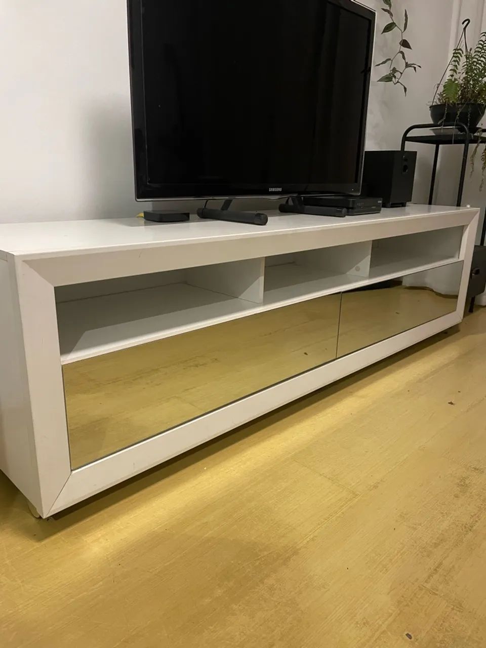 Rack branco com gavetas - Foto 2