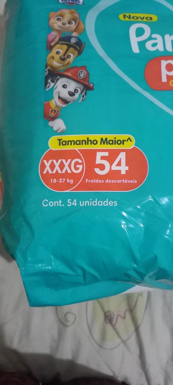 Fraldas shortinho pampers pants XXXG - Foto 2