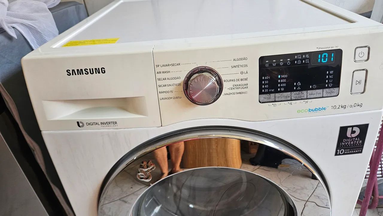 Samsung Lava e Seca 10kg Ecobubble - Foto 5