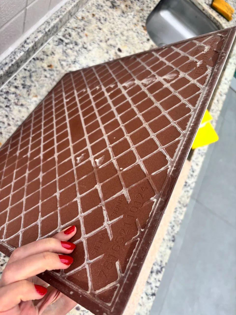 Piso cerâmico bege 45x45 - Foto 3