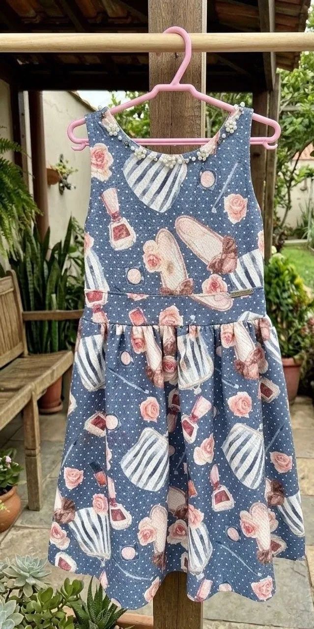 Lote de roupa de menina Tam 8 ao 10 