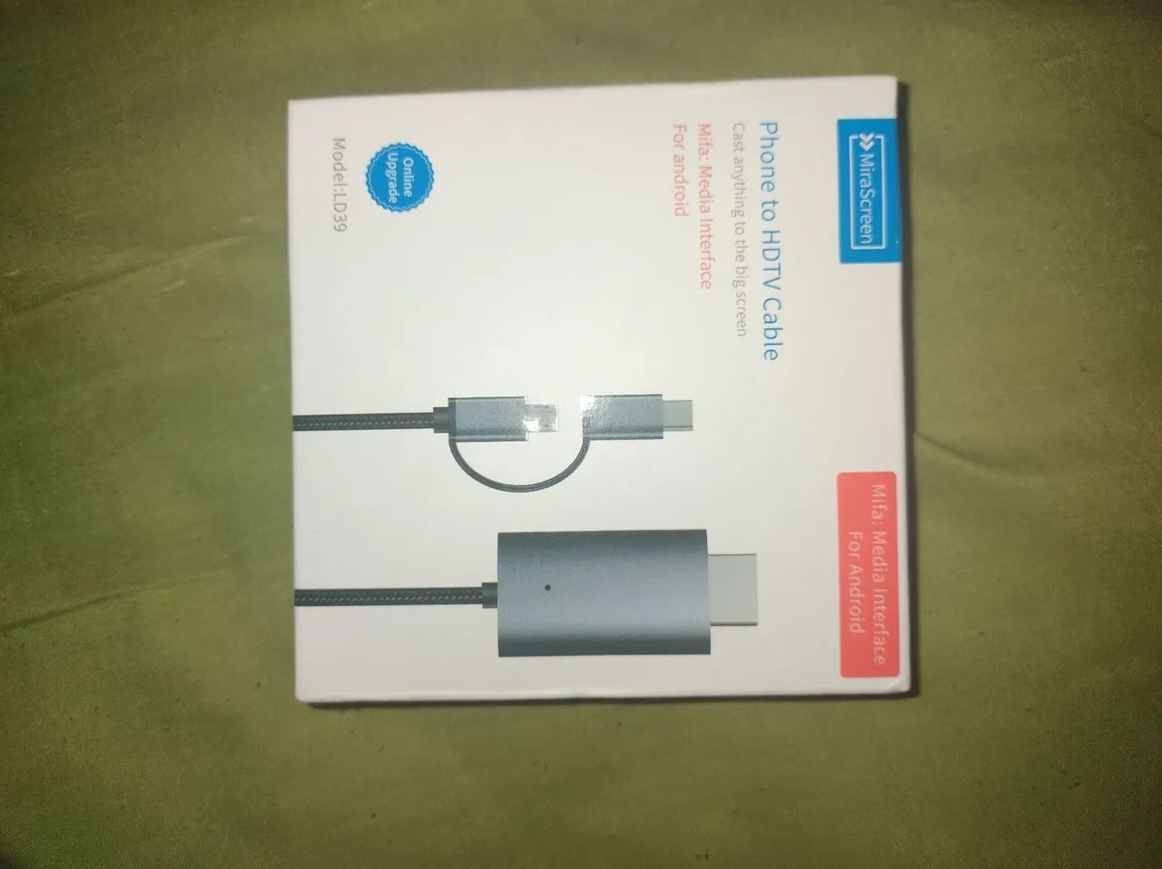 LD39 HDMI USB C Adaptador 4k 2 Em 1 Conversor Para Dispositivo Android Compatível - Foto 2