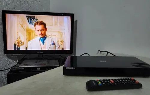 BluRay Player 3D Samsung com Controle Original  - Foto 3
