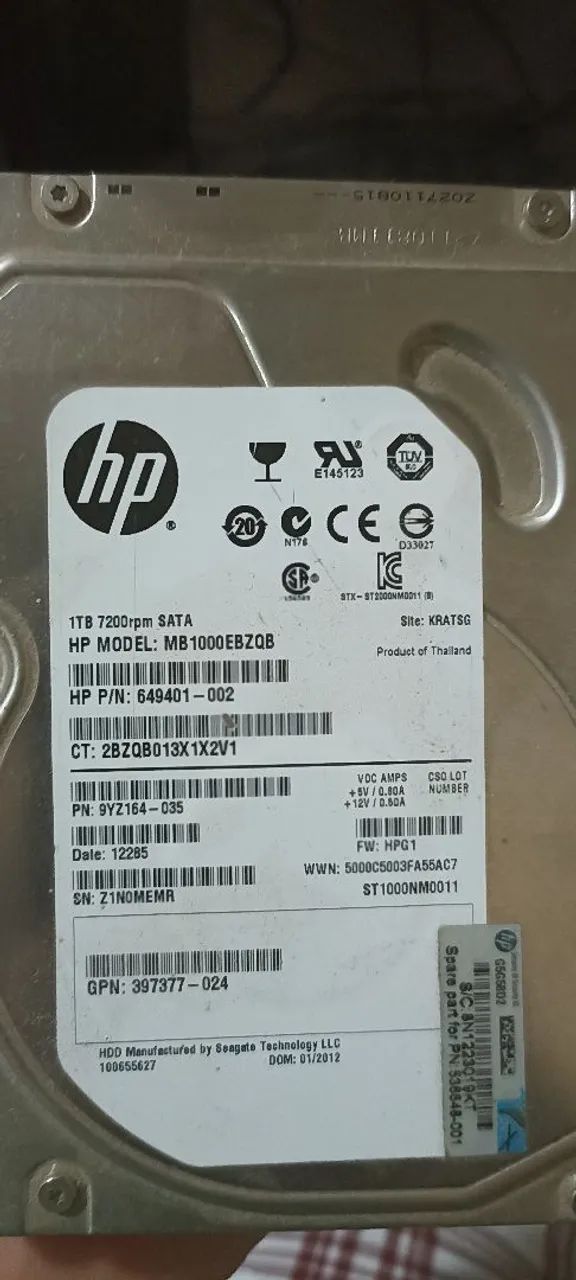 HD 1 T e outro de 500 - Foto 2