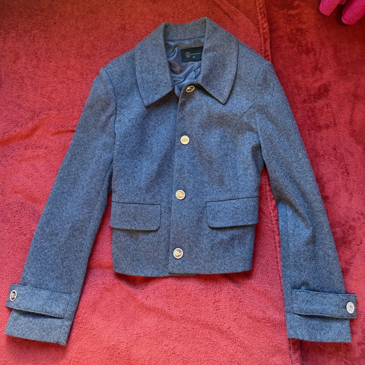 Casaco Cinza em Tweed PP - Foto 2