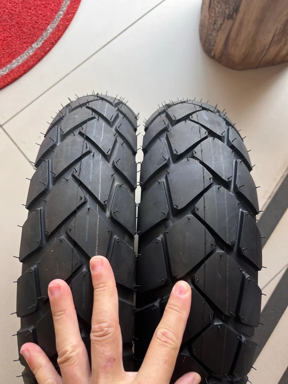 Par PNEUS METZELER para scooter ADV150/160 PCX HONDA YAMAHA 110/80-14 + 130/70-13  - Foto 2