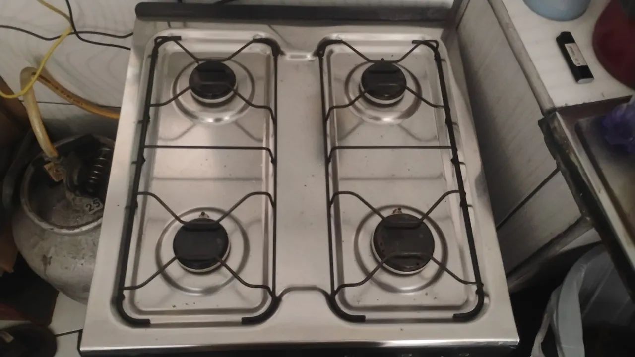 Fogão Esmaltec 4 bocas automático-Muito Pouco uso - Foto 4
