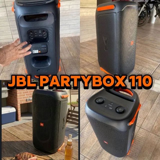 Caixa JBL PARTYBOX 110 ORIGINAL - NOVÍSSIMO - Aparelhos de Som