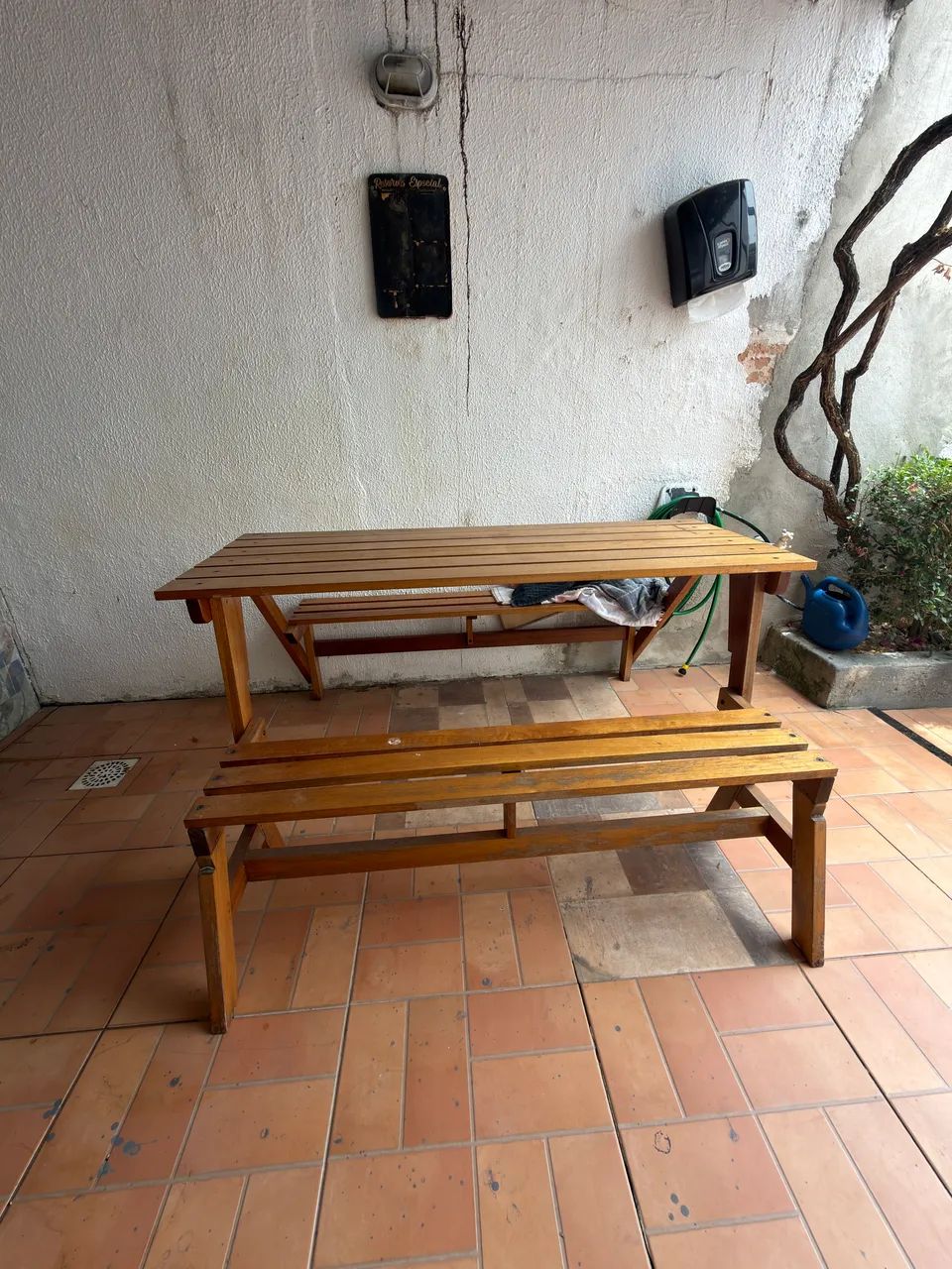 Mesa vira banco gourmet  - Foto 4