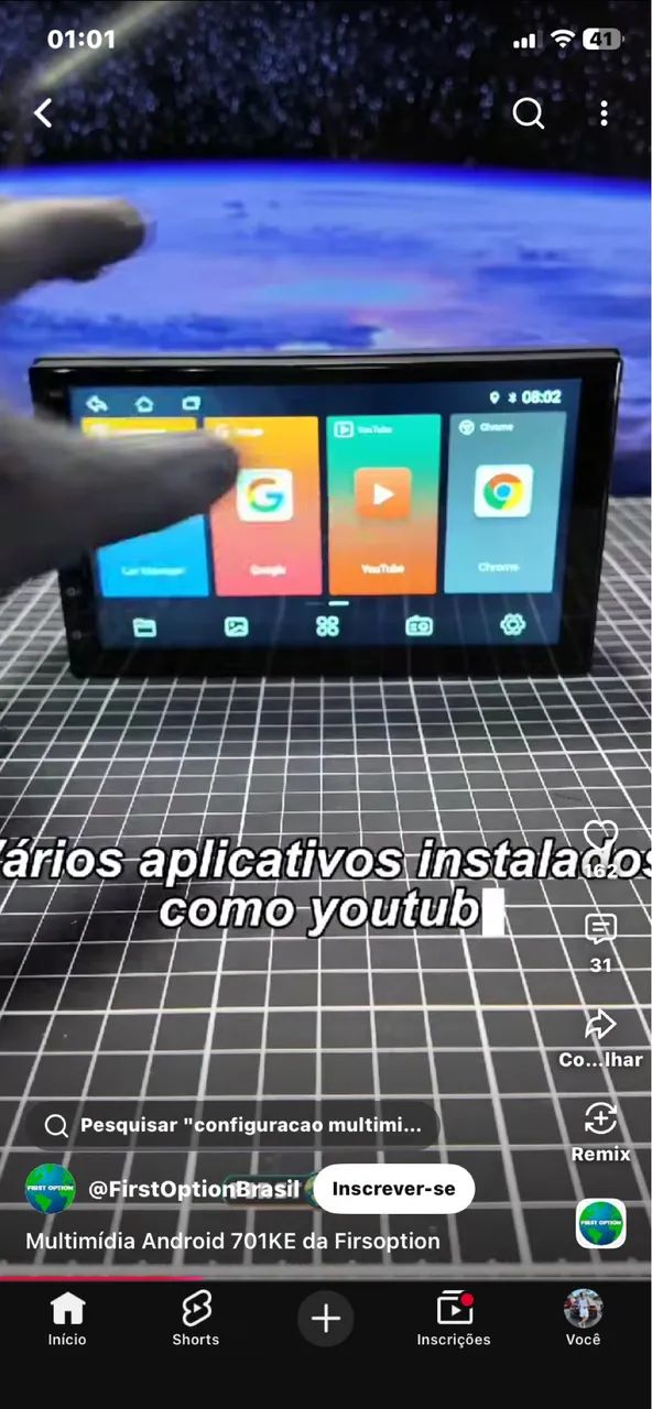 Multimídia 7 polegadas com Android  - Foto 2