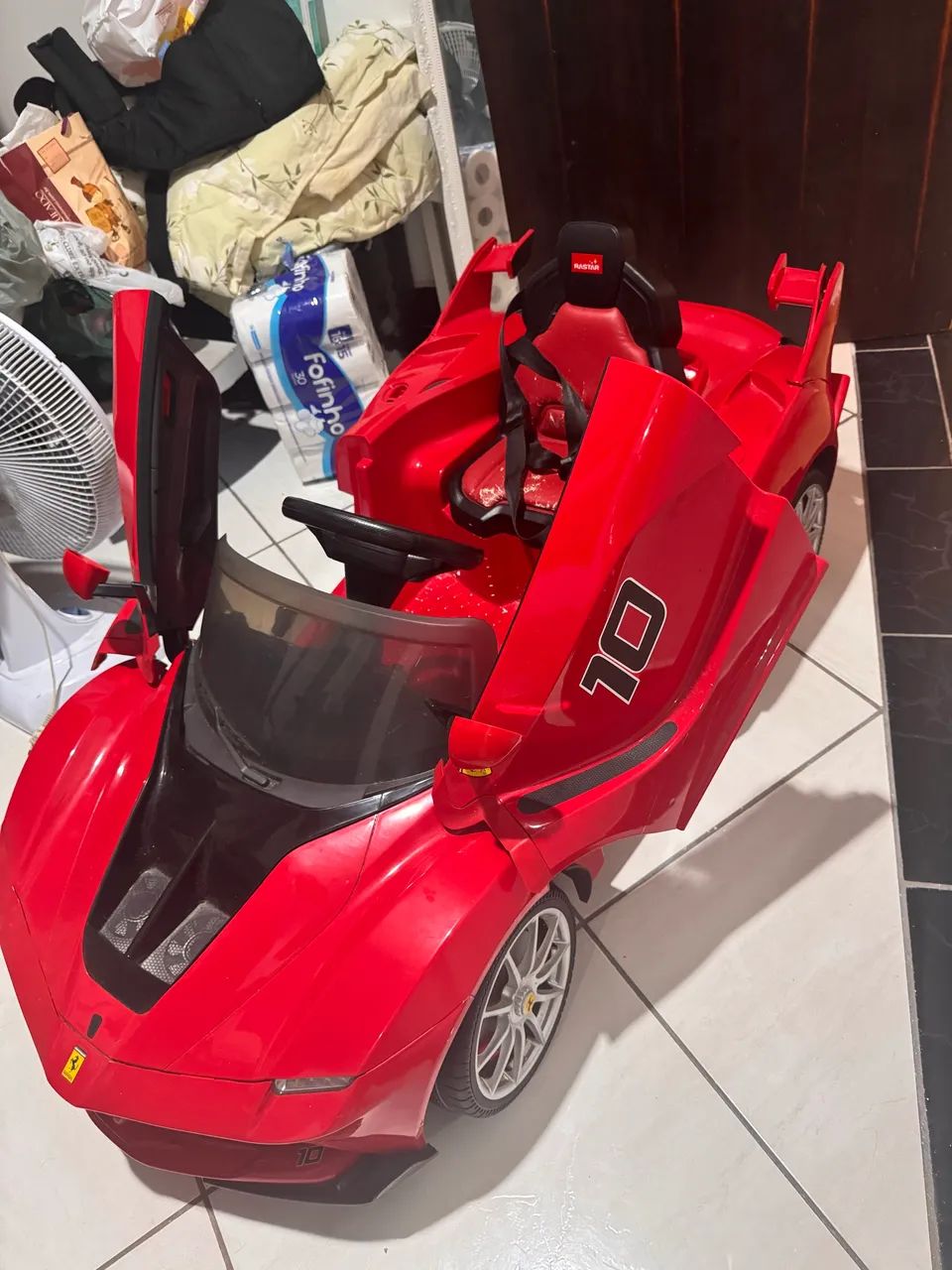 Carrinho elétrico Ferrari  - Foto 3