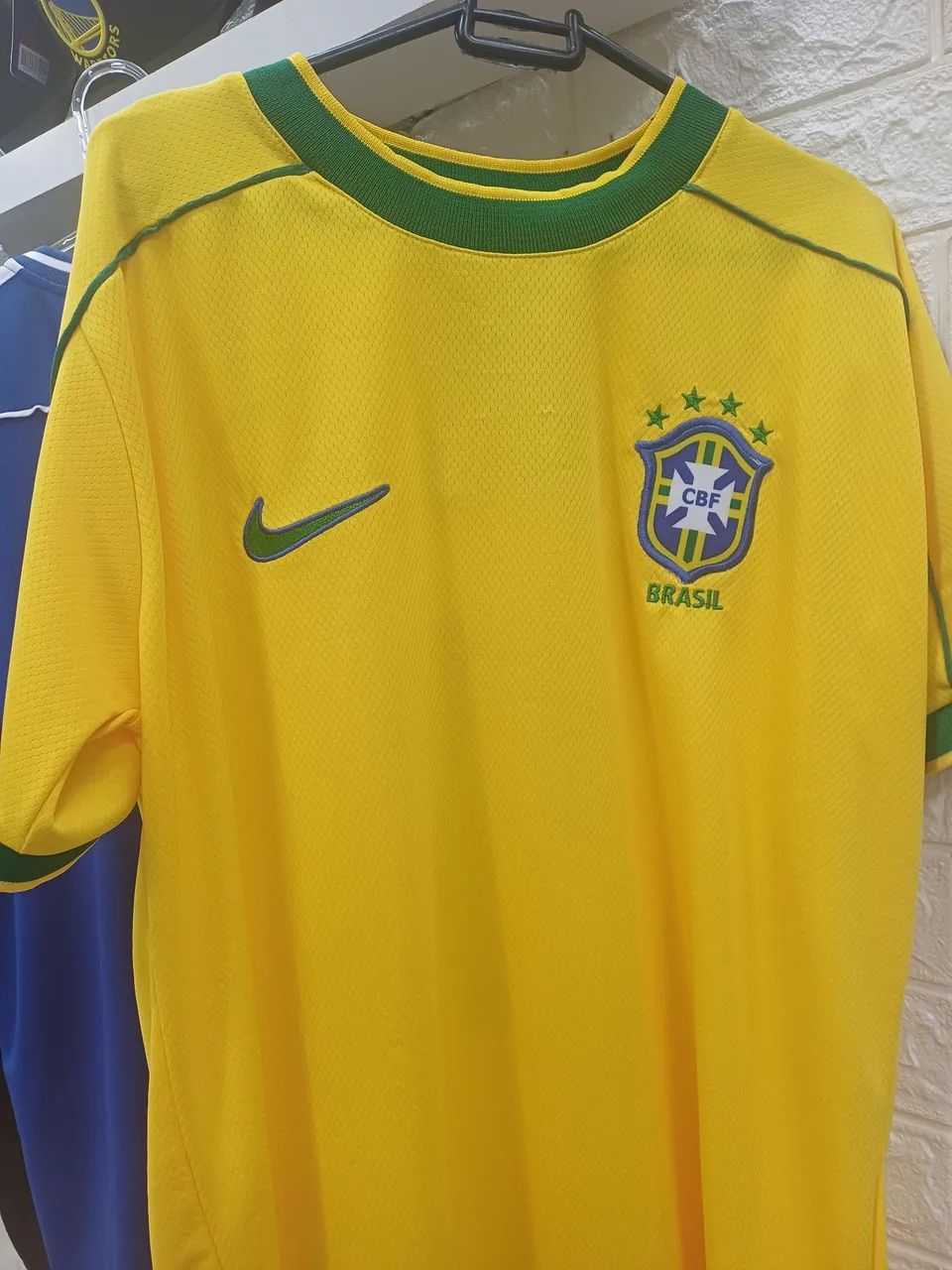 Camiseta Brasil Copa 98 Retro Ronaldo Fenômeno R9 - Foto 2