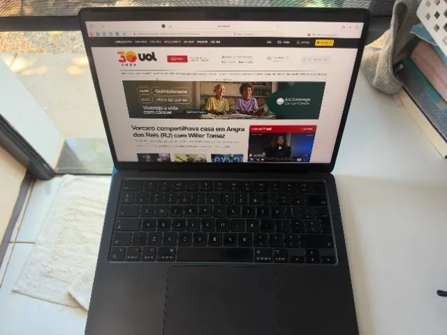 MacBook Air M2 13" 8GB 256GB Meia-noite - Foto 4