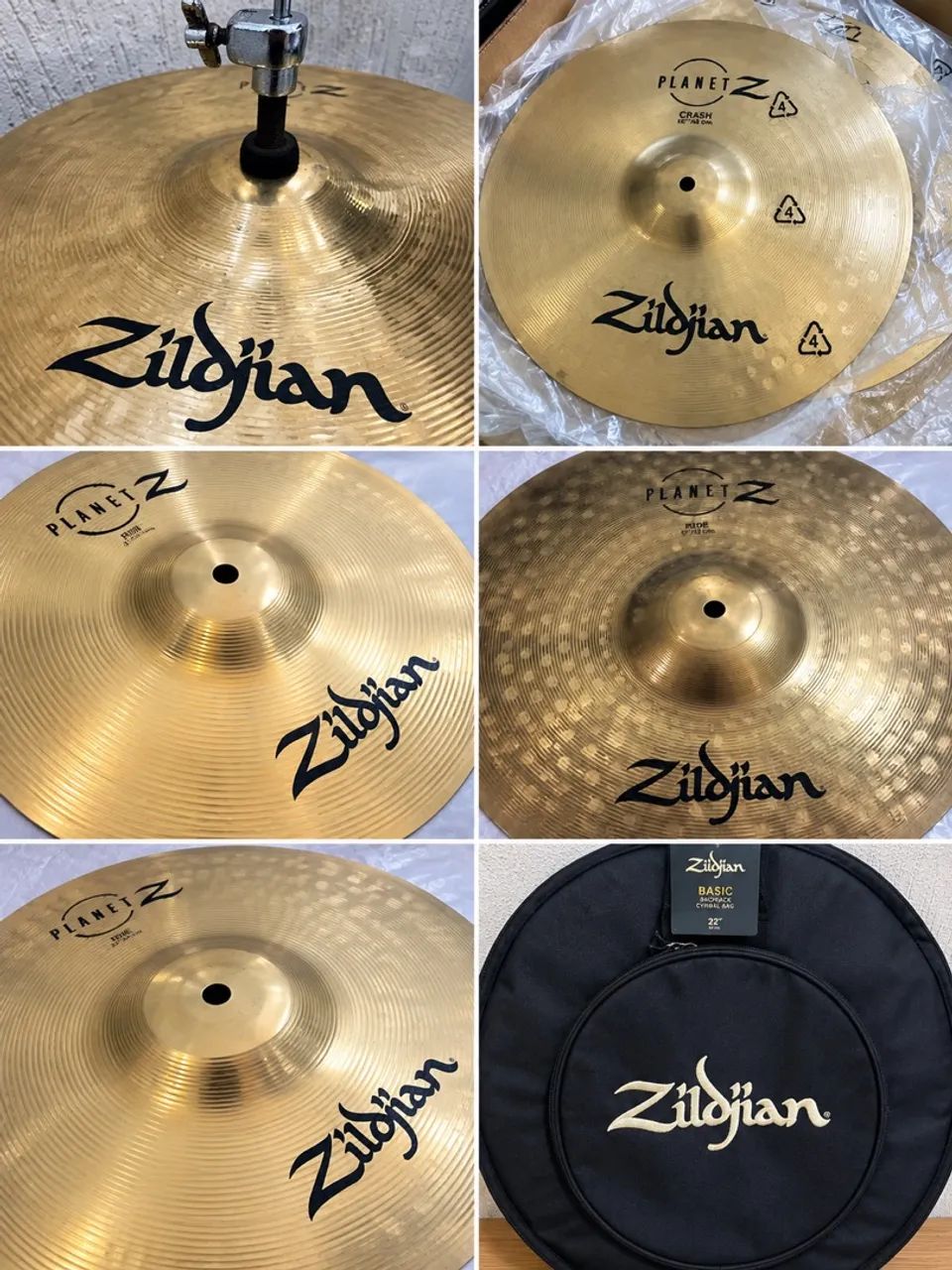Kit de pratos Zildjian Planet Z PLZ4Pk - Instrumentos musicais