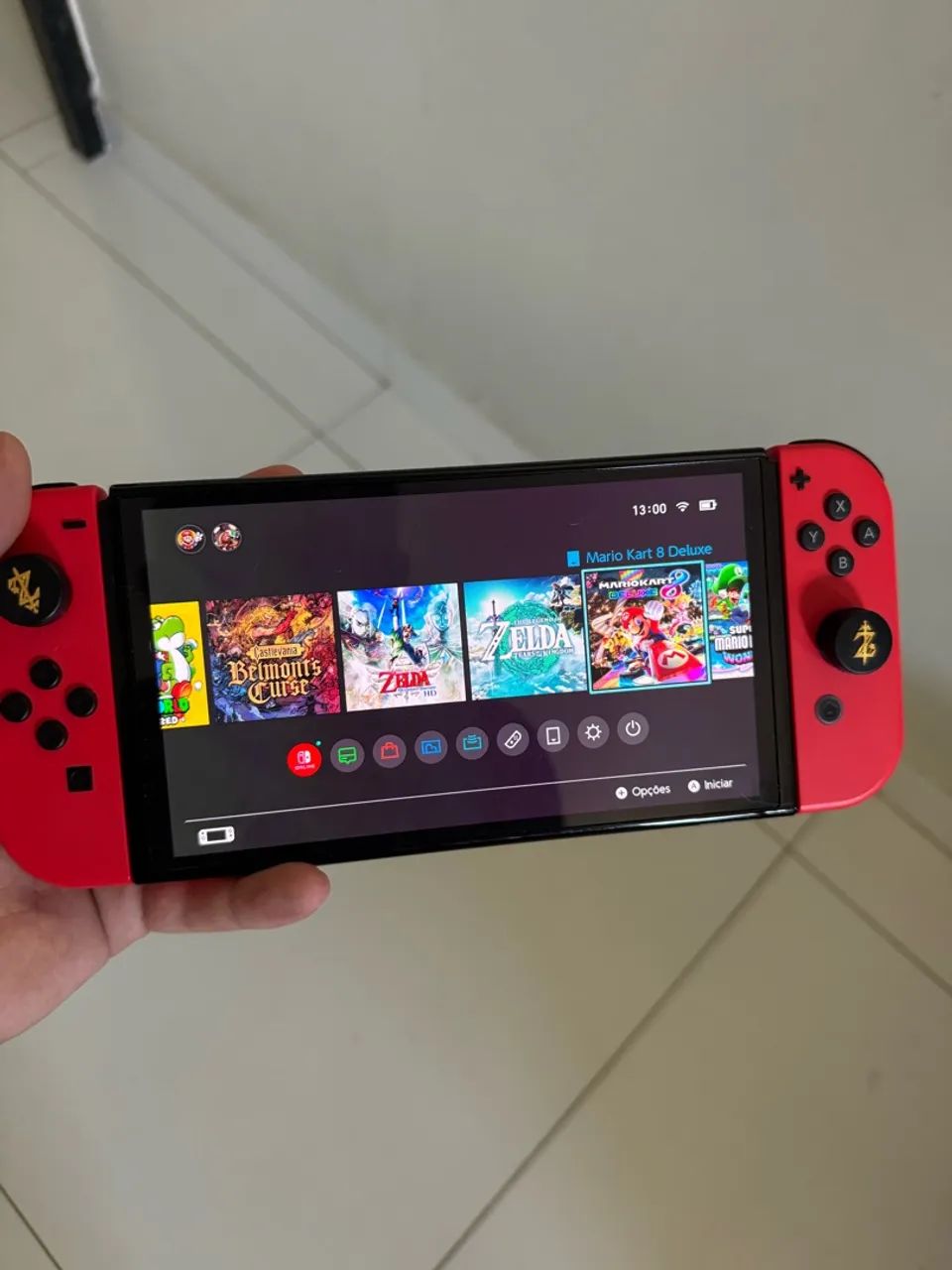 Nintendo Switch Oled Mario Edition Desbloqueado - Foto 3