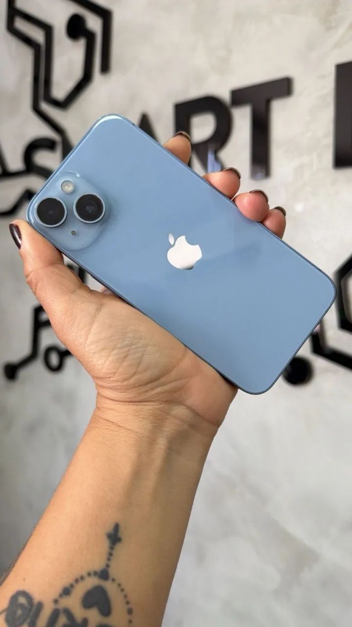 iPhone 14 Azul 256GB (Nota e 3 meses de garantia) - Celulares e